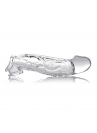 Прозрачная насадка для увеличения члена 2 Inch Clear Extender Sleeve - XR Brands - в Туле купить с доставкой