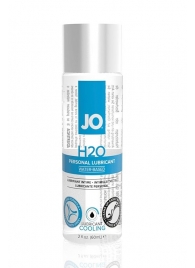Охлаждающий лубрикант на водной основе JO Personal Lubricant H2O COOLING - 60 мл. - System JO - купить с доставкой в Туле