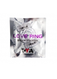 Прозрачное виброкольцо с двумя вибропульками - Toyfa Basic - в Туле купить с доставкой