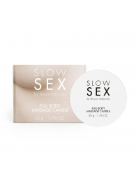 Массажная свеча для всего тела Slow Sex - 50 гр. - Bijoux Indiscrets - купить с доставкой в Туле