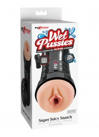 Мастурбатор-вагина в колбе Super Juicy Snatch - Pipedream - в Туле купить с доставкой