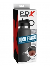 Смуглый мастурбатор-вагина в корпусе-бутылке F*ck Flask - Pipedream - в Туле купить с доставкой