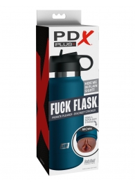 Смуглый мастурбатор-вагина в синей колбе F*ck Flask - Pipedream - в Туле купить с доставкой