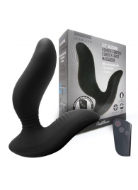 Черный вибромассажер простаты 3,5’’ Remote Control Curve P-spot Massager - 12 см. - Erokay - в Туле купить с доставкой