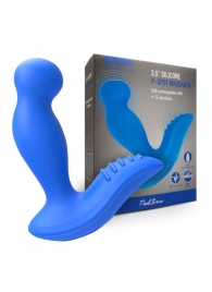 Синий вибромассажер простаты 3,5’’ P-spot Massager - 12,5 см. - Erokay - в Туле купить с доставкой