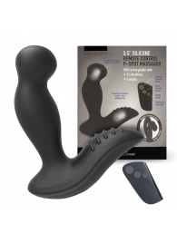 Черный вибромассажер простаты 3,5’’ Remote Control P-spot Massager - 12,5 см. - Erokay - в Туле купить с доставкой