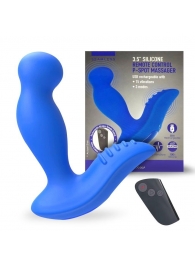 Синий вибромассажер простаты 3,5’’ Remote Control P-spot Massager - 12,5 см. - Erokay - в Туле купить с доставкой