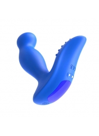 Синий вибромассажер простаты 3,5’’ Remote Control P-spot Massager - 12,5 см. - Erokay - в Туле купить с доставкой