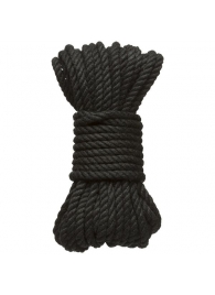 Черная верёвка для связывания и фиксации Bind Tie - 9,14 м. - Doc Johnson - купить с доставкой в Туле