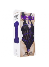 Фиолетовая верёвка для связывания и фиксации Bind Tie - 9,14 м. - Doc Johnson - купить с доставкой в Туле