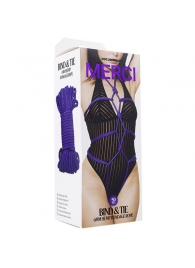 Фиолетовая верёвка для связывания и фиксации Bind Tie - 15,24 м. - Doc Johnson - купить с доставкой в Туле