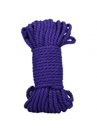 Фиолетовая верёвка для связывания и фиксации Bind Tie - 15,24 м. - Doc Johnson - купить с доставкой в Туле