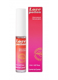 Возбуждающий блеск для губ Love Potion - 8 мл. - Love to Love - купить с доставкой в Туле