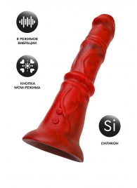 Силиконовый вибратор Monster Rex - 24,5 см. - ToyFa