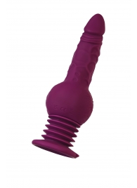 Фиолетовая мини-машина для секса Striker с пультом ДУ - 23,5 см. - ToyFa - купить с доставкой в Туле