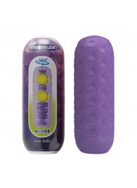 Фиолетовый мастурбатор Venus-X Twin balls - Baile - в Туле купить с доставкой