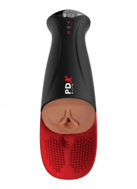 Мастурбатор-вагина в колбе с вибрацией Fuck-O-Matic Pro XL - Pipedream - в Туле купить с доставкой