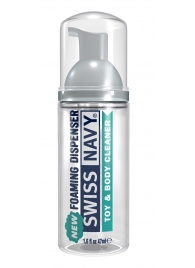 Очищающая пенка для игрушек и тела Toy   Body Cleaner Foamer - 47 мл. - Swiss navy - купить с доставкой в Туле