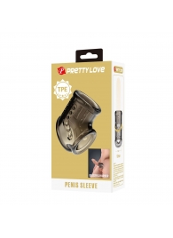 Дымчатая насадка на пенис и мошонку - Baile - в Туле купить с доставкой