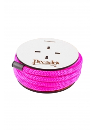 Розовая веревка для шибари на катушке - 5 м. - Pecado - купить с доставкой в Туле