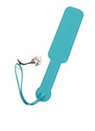 Голубой кожаный пэддл - 37 см. - Pecado - купить с доставкой в Туле