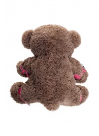 Бондажный набор: бурый мишка с розовыми оковами и наручниками - Pecado - купить с доставкой в Туле