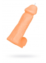 Оранжевая сувенирная свеча «Пенис» - Pecado - купить с доставкой в Туле