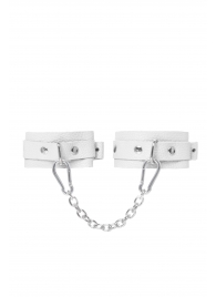 Белые мини-оковы со скруглёнными углами - Pecado - купить с доставкой в Туле