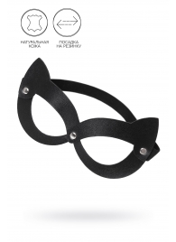 Черная открытая маска с ушками кошки - Pecado - купить с доставкой в Туле