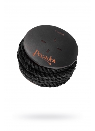 Черная веревка для шибари на катушке - 5 м. - Pecado - купить с доставкой в Туле