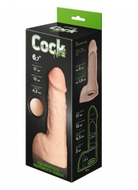 Телесный фаллоудлинитель с мошонкой Cock Next - 17 см. - LOVETOY (А-Полимер) - в Туле купить с доставкой