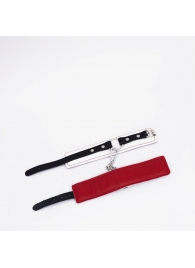 Бело-красные кожаные оковы - Crazy Handmade - купить с доставкой в Туле