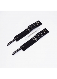 Черные кожаные оковы Sex - Crazy Handmade - купить с доставкой в Туле