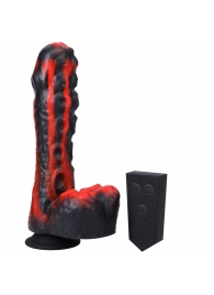 Черно-красная мини-машина на присоске Tendril Thruster - 21,6 см. - Doc Johnson - купить с доставкой в Туле