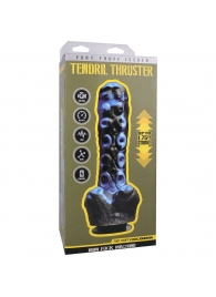 Черно-синяя мини-машина на присоске Tendril Thruster - 21,6 см. - Doc Johnson - купить с доставкой в Туле