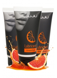 Набор из 3 съедобных лубрикантов JUJU со вкусом грейпфрута - JuJu - купить с доставкой в Туле