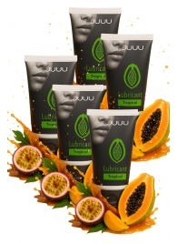 Набор из 5 съедобных лубрикантов JUJU со вкусом тропических фруктов - JuJu - купить с доставкой в Туле
