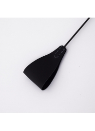 Стек с широким черным кожаным наконечником и металлической ручкой - 67 см. - Crazy Handmade - купить с доставкой в Туле