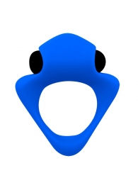 Синее эрекционное кольцо Wooomy Tribeс с вибрацией - Adrien Lastic - в Туле купить с доставкой