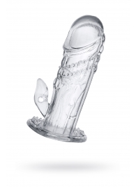 Прозрачная насадка на пенис Uco - 13 см. - A-toys - в Туле купить с доставкой