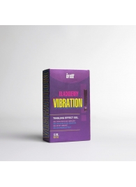 Стимулирующий гель с эффектом вибрации Blackberry Vibration - 15 мл. - INTT - купить с доставкой в Туле