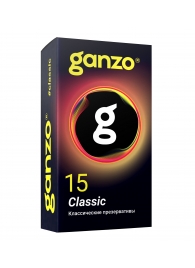 Классические презервативы с обильной смазкой Ganzo Classic - 15 шт. - Ganzo - купить с доставкой в Туле