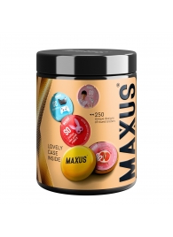 Точечные презервативы MAXUS 2000 Amazing Dots с железным кейсом - 15 шт. - Maxus - купить с доставкой в Туле