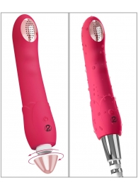 Малиновая насадка на душ с вибрацией Showers to orgasm - 20,1 см. - Orion - купить с доставкой в Туле