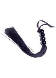 Черная силиконовая плеть - 37 см. - Boys of Toys - купить с доставкой в Туле