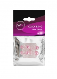 Прозрачная насадка на пенис с цветными шариками - Erowoman-Eroman - в Туле купить с доставкой