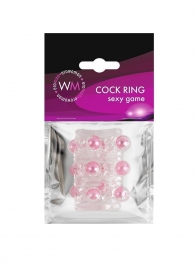 Прозрачная сквозная насадка на пенис с цветными шариками - Erowoman-Eroman - в Туле купить с доставкой