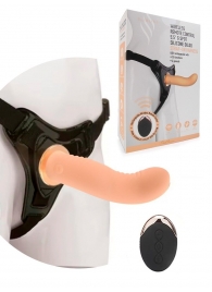 Женский вибрострапон со съемной насадкой и пультом ДУ - Erokay - купить с доставкой в Туле