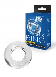 Прозрачное эрекционное кольцо-бублик - Sex Expert - в Туле купить с доставкой