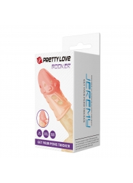 Телесная насадка на пенис Booker - 8 см. - Baile - в Туле купить с доставкой